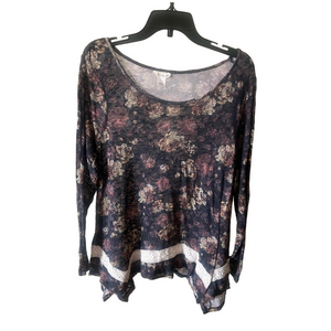 tru self Floral boho Patterned long sleeve Women's Blouse